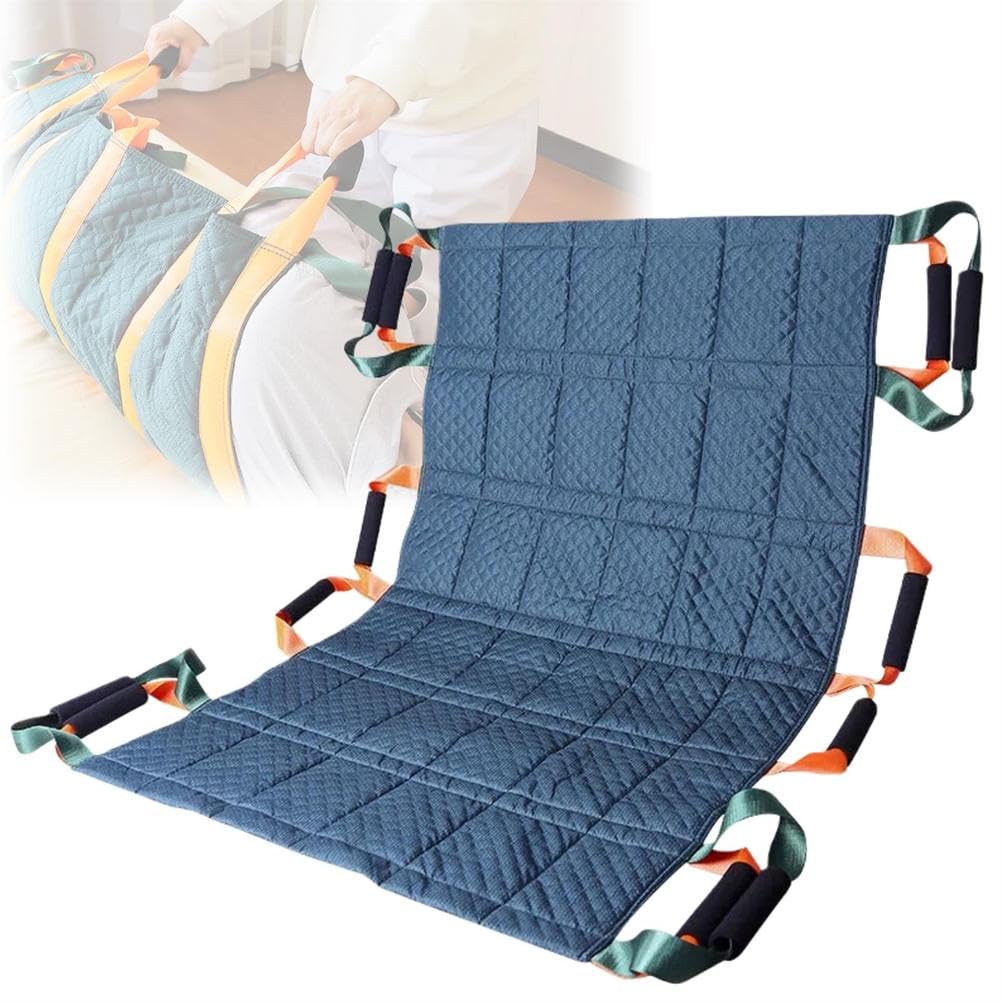 Telo letto trasferimento e posizionamento, 12 maniglie, 80 x 140 cm (verde)