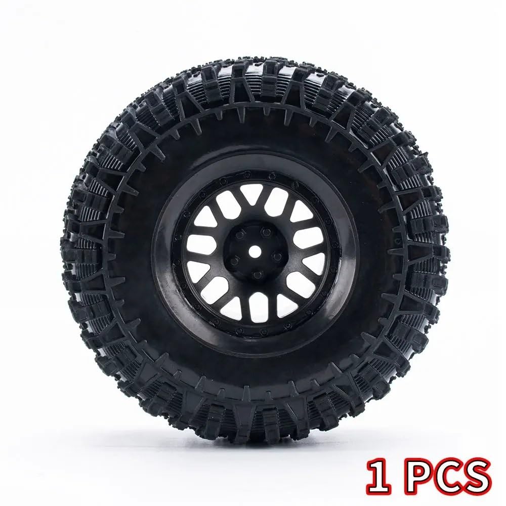 Rc Tire Jante pour YK4082 pour YK4083 14150 1/8 RC pour Buggy Modèle Véhicule Mise À Niveau Et Réaménagement des Pneus De 2,2 Pouces Antidérapants Et Résants À l'usure(1PCS)