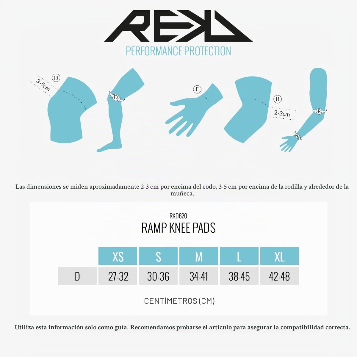 Rekd Rkd620 - Rodilleras Unisex Adulto