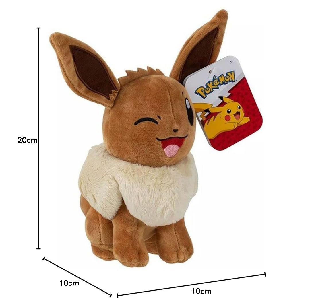 Pokemon Selezione Figure di Peluche | 20 cm Giocattoli Peluche | Figure Animale, Felpa:Scorbunny (98057