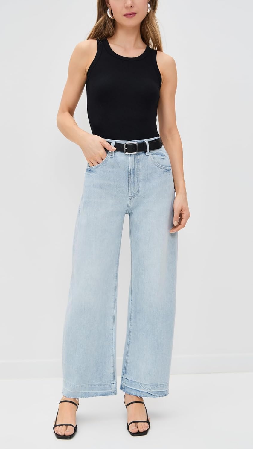 PAIGE Women's Arellia Ankle Jeans Fernanda with Wide Undone Hem - Image 5