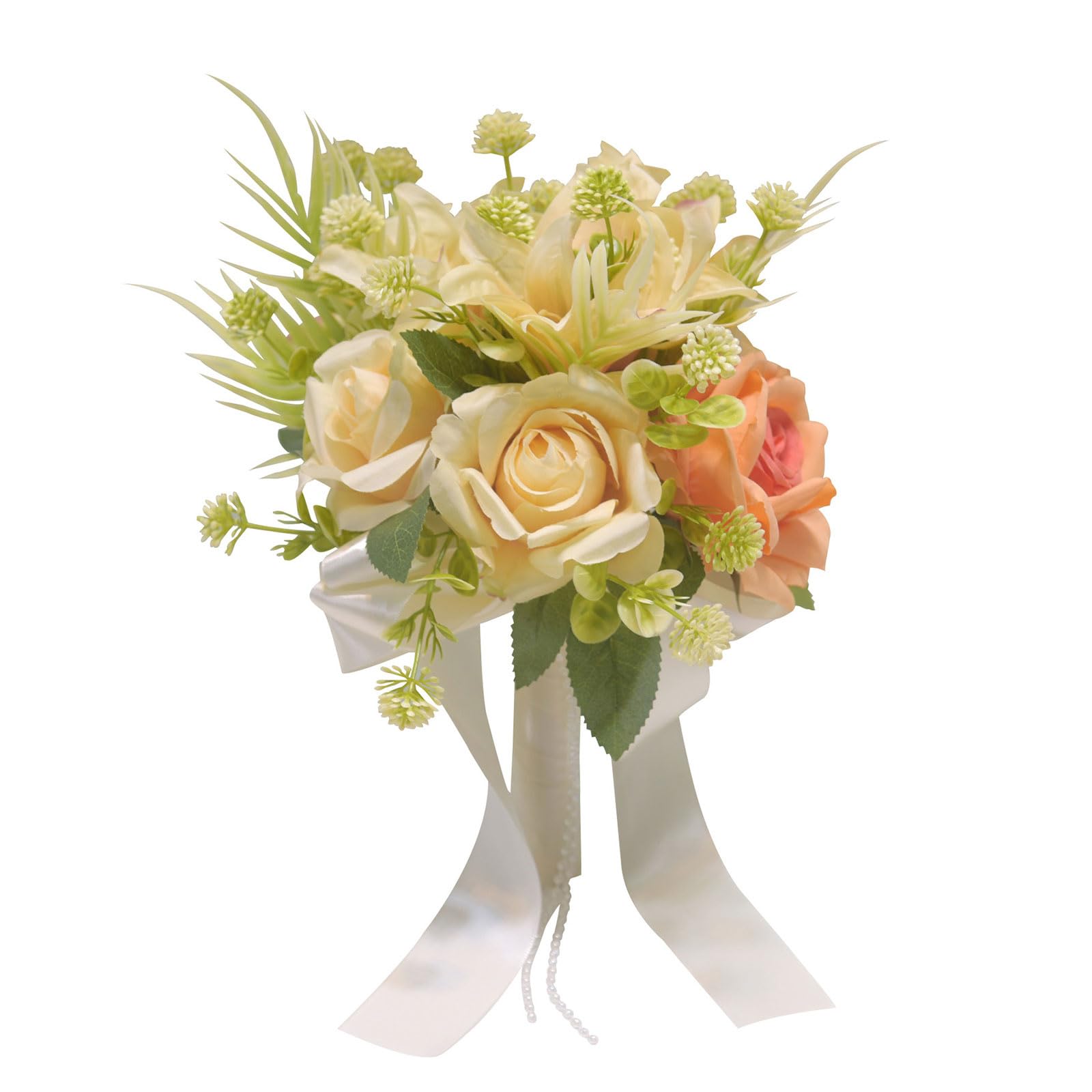 OSNIYAW Bouquets for Bride Bridesmaids Wedding Ceremony Decoration Artificial Flower Bridal for Photography Bridesmaids