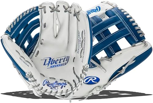 Miniatura 72 de Rawlings Guantes de sóftbol Liberty Advanced COLORSYNC Series Fastpitch Tamaños 11.75 a 13 pulgadas Múltiples estilos Gris