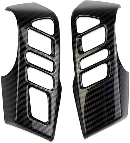 Miniatura 3 de Korlot - Cubierta de volante interior de fibra de carbono para Nissan Frontier 2022-2025 para Titan 2020-2024