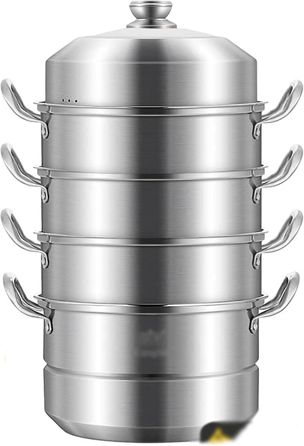 Fryer 304 Stainless Steel Steamer Thickening Commercial Gas Range Induction Cooker Universal Large (Size : 34cm) (36cm)