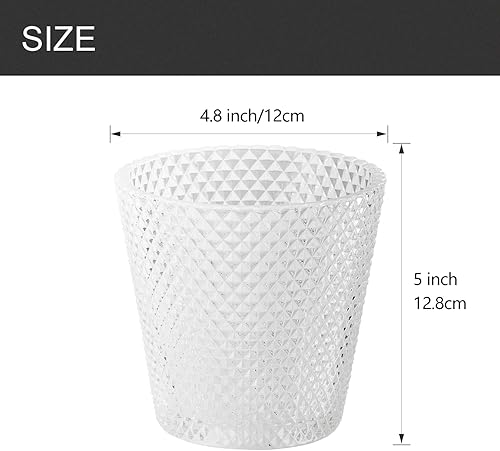 Miniatura 3 de Paquete de 3 pantallas de vidrio rombos de repuesto para ventilador de techo, luz de pared, sin labios con apertura de ajuste de 1-58 pulgadas