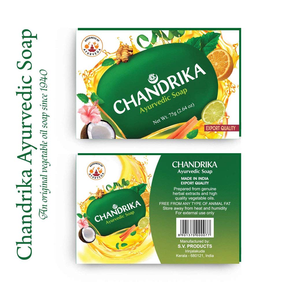 Chandrika Ayurvedic Soap 75g (Pack of 5) Buy Online in UAE at desertcart