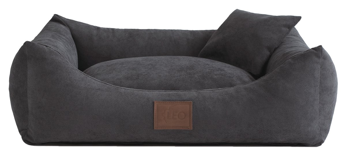 Sofa Sun. 6 Größen, 4 Farben. Hundebett, Hundekissen, Hundesofa,Hundekorb. (L-100X80, Graphit)