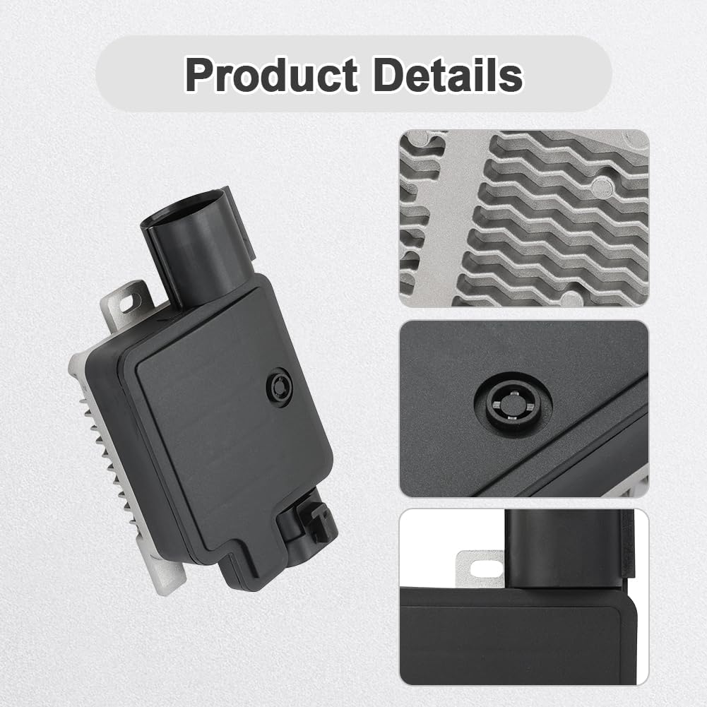 Engine Cooling Fan Control Module Compatible with 2006-2015 Ford Flex Edge Crown Victoria, Lincoln MKX Town Car, Mercury Grand Marquis Replacement for 902209 940002904
