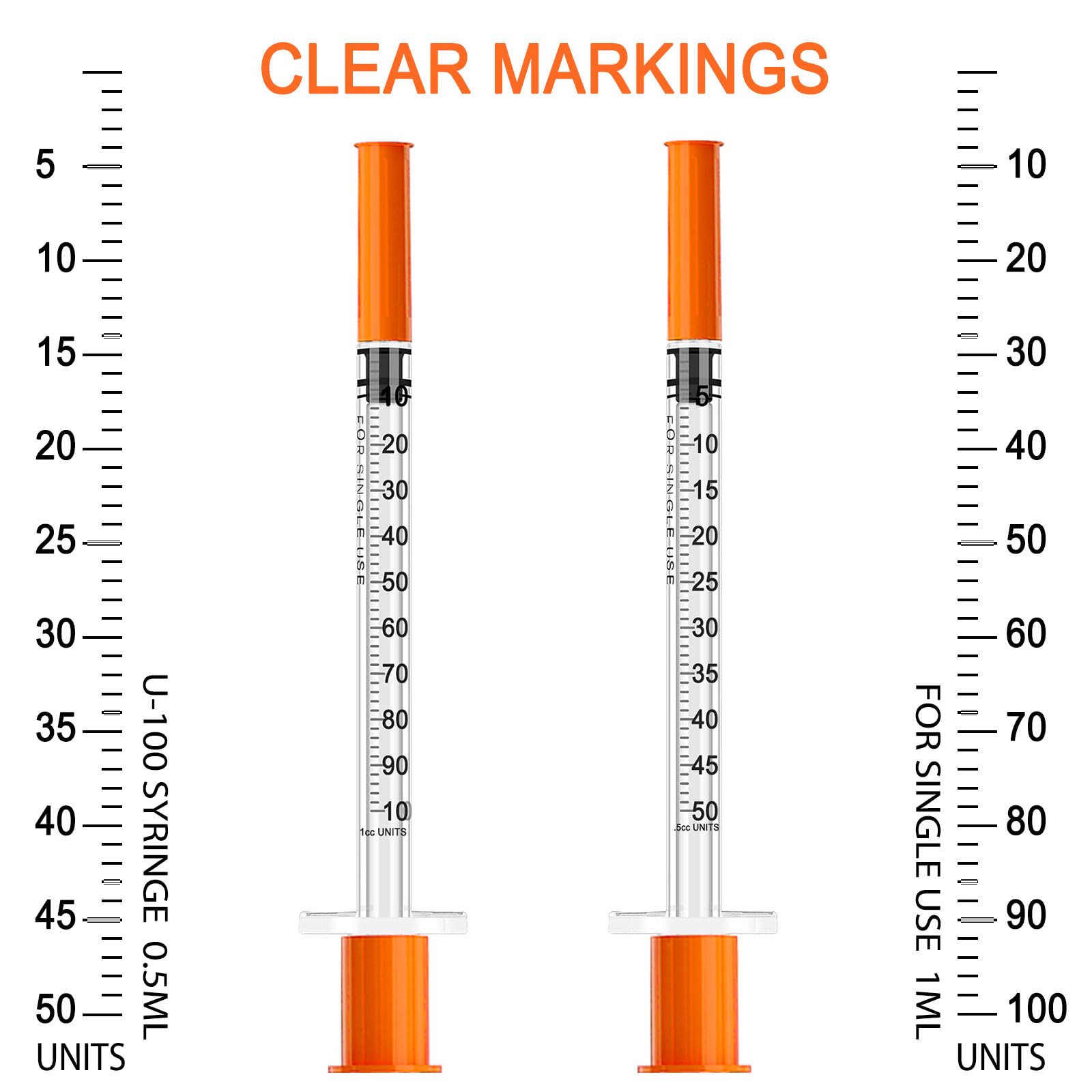 1ml Syringes with 30G Needles - Pack of 30 -3 1ml Syringes with 30G Needles - Pack of 30 -3