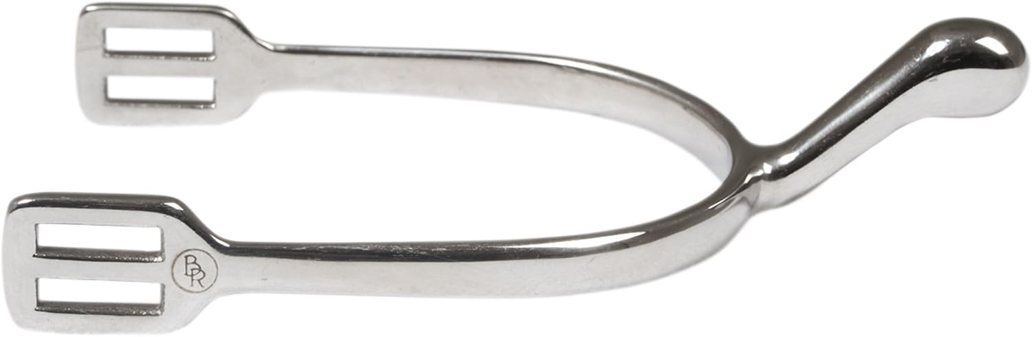 BR Swan Neck Women Spurs Silver | Horse Riding