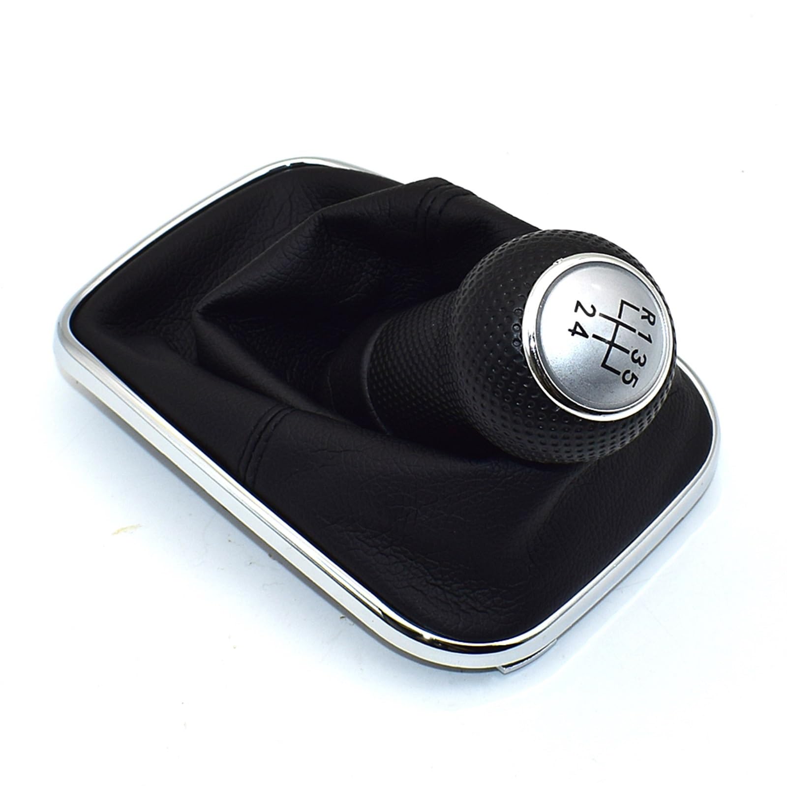 Wxnlbb 5 Speed-01 Compatible With Volkswagen Vw 1999-2004 Golf 4 Iv Mk4 Gti R32 Bora Jetta Mt 23Mm 5/6 Speed Car Gear Shift Knob Lever Shifter Gaitor Boot(5 Speed-01)