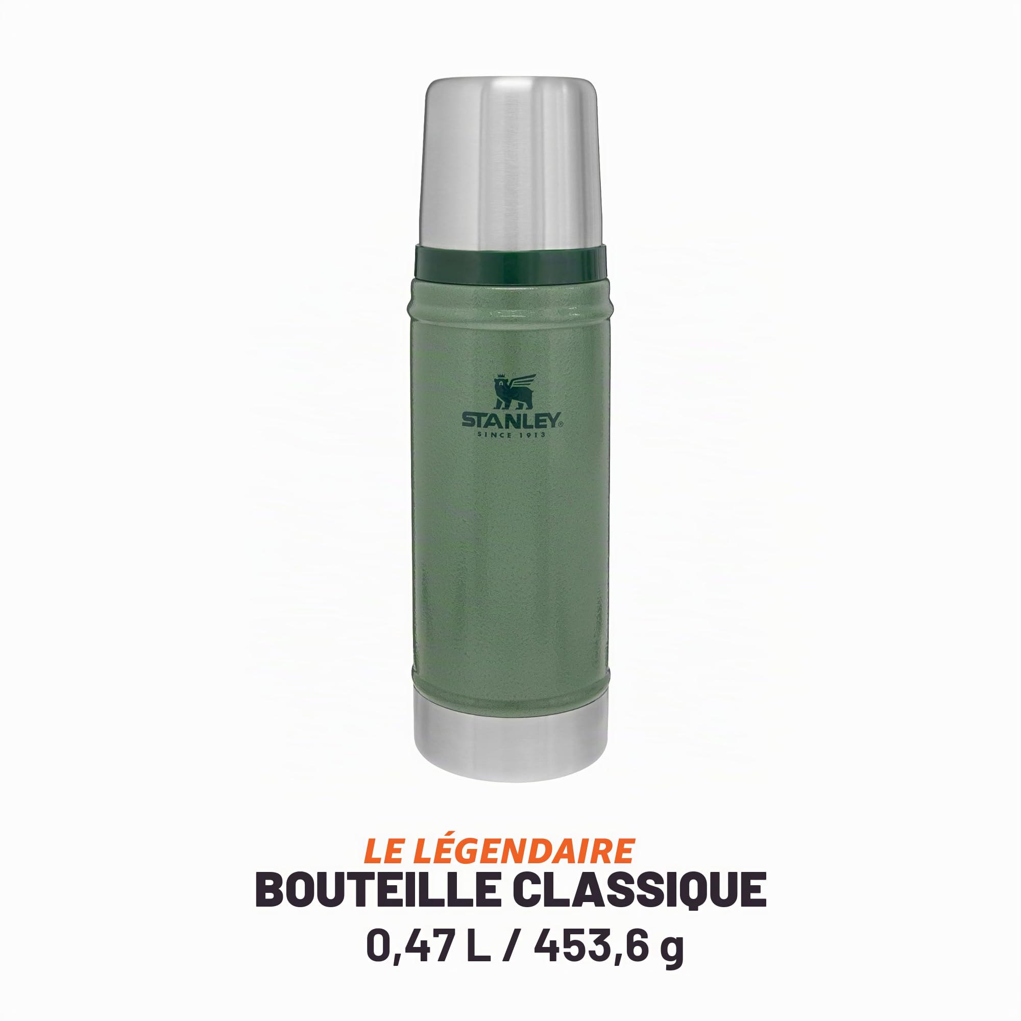 Stanley 1913 Classic Legendary Thermos 0.47L - Hammertone Green