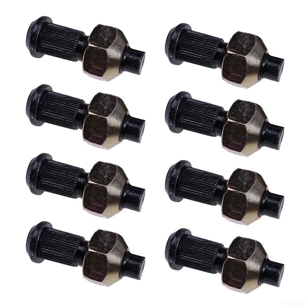Juego de 8 tuercas y pernos 6564669 6709170, para Bobcat Skid Steer Loader 500 533 643 773 853 S130 S150 S175 S220 S300 A300 Cubo de rueda de acero al carbono resistente