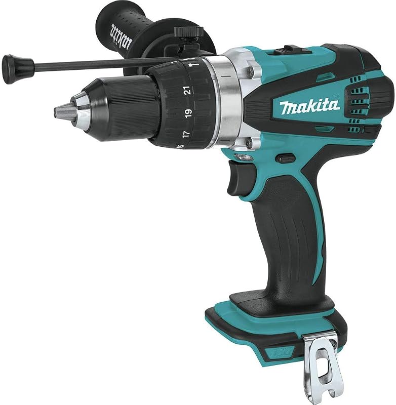 Makita XPH03Z Taladro-atornillador de martillo inalámbrico de iones de litio de 18 V LXT de 1/2", solo herramienta