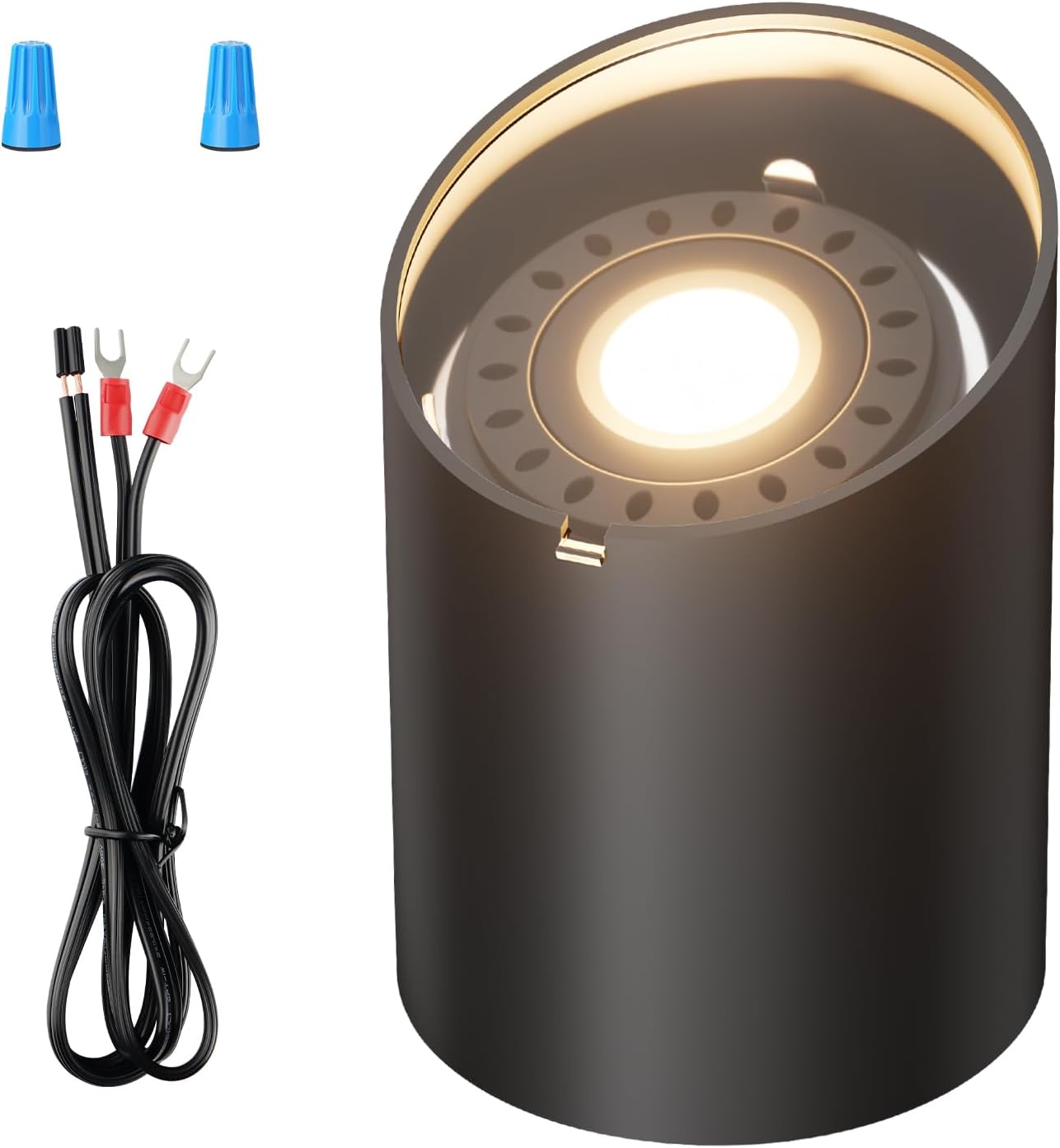 Cheopha PAR36 LED Low Voltage Well Light, with Replaceable 10W PAR36 LED Bulb (Warm White), Adjustable Gimbal Ring, Outdoor Lights for Yard, Garden, Sidewalk Lights, 1-Pack