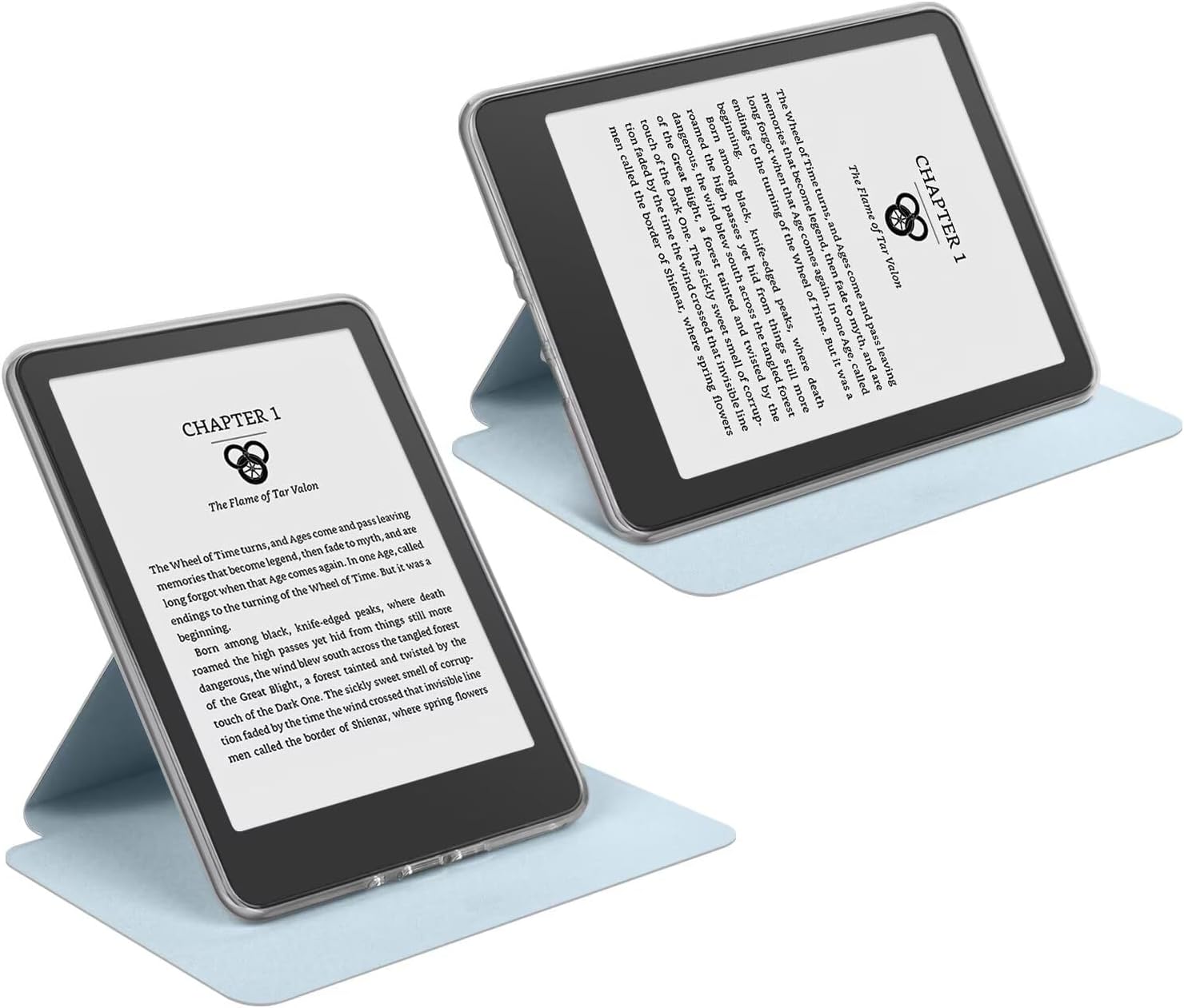 360° Rotating & Detachable Magnetic Case for 6" Kindle (2024 & 2022, 11th Gen) – Auto Wake/Sleep, Hands-Free Stand, Clear Back Cover
