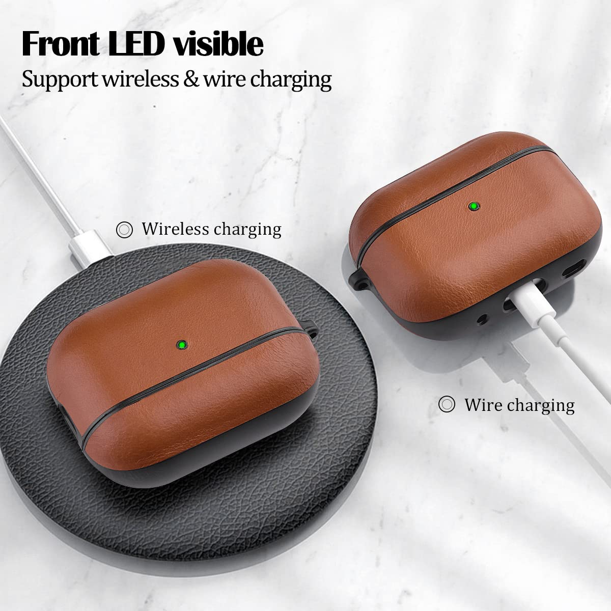 Amazon | V-MORO Airpods Pro 第2世代ケース 本革ケースカバー