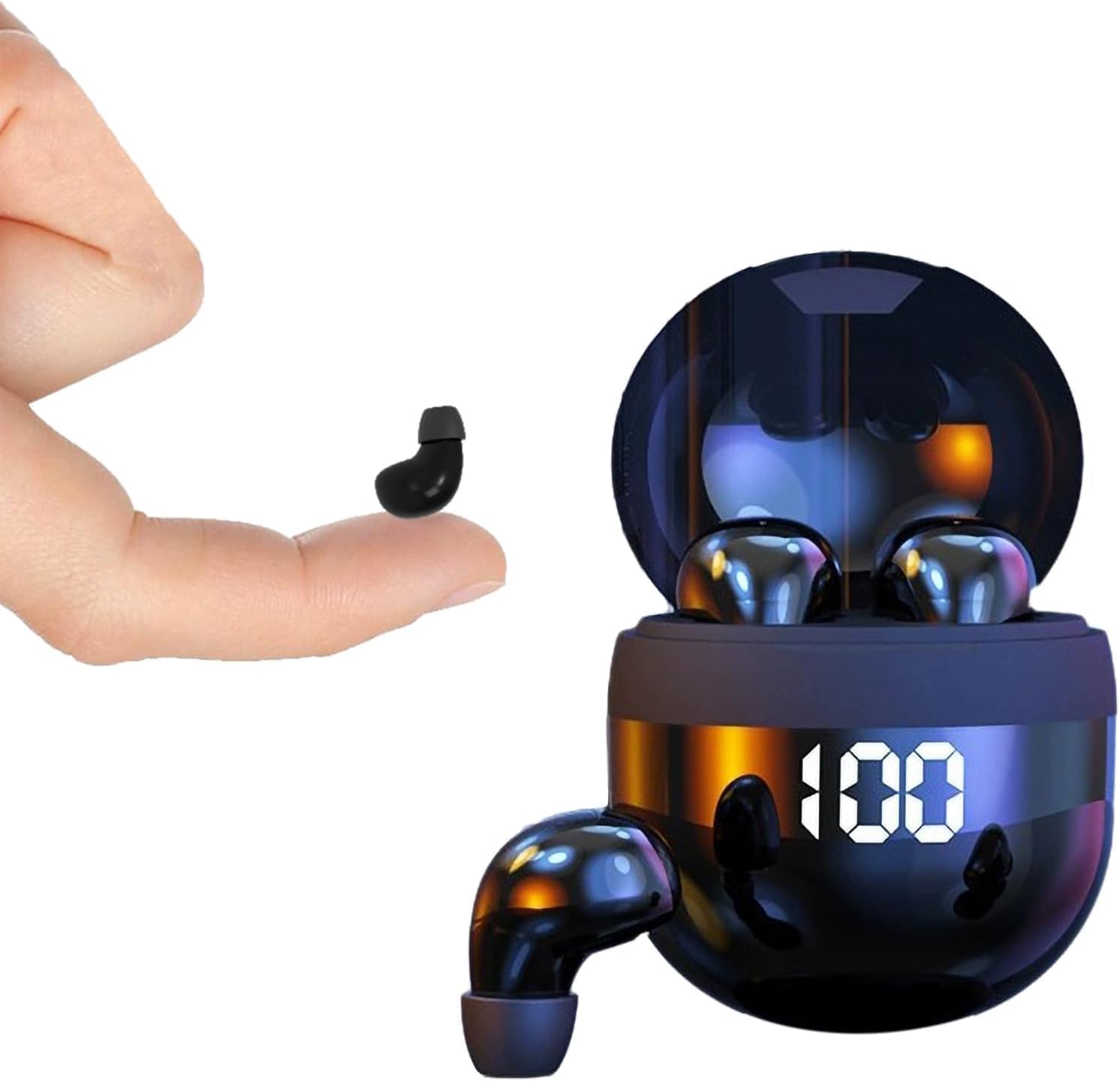 Smallest Invisible Mini Earbuds Wireless Bluetooth, Low Profile Micro Tiny Discreet