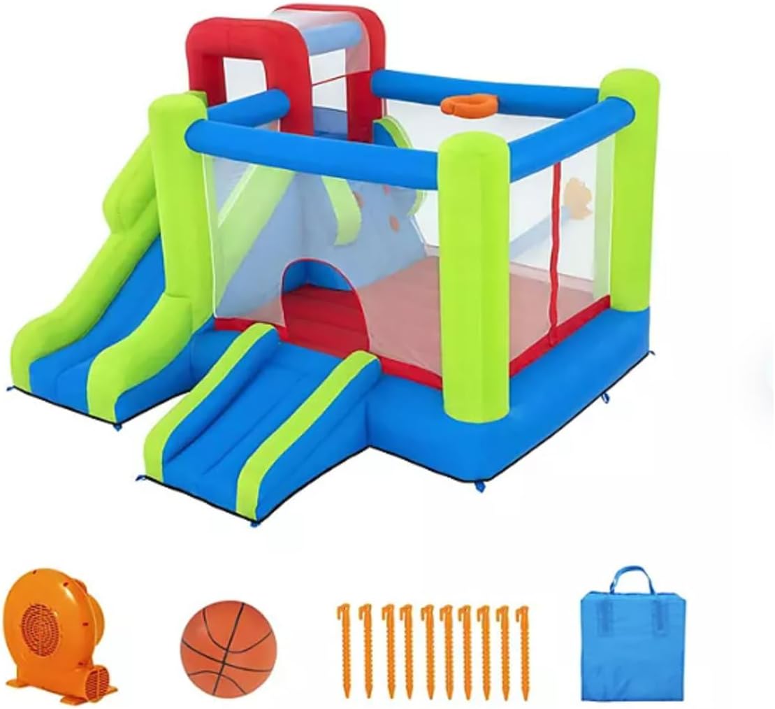 Bestway H2OGO! Wonder Hoops Kids Inflatable Mega Bounce Park