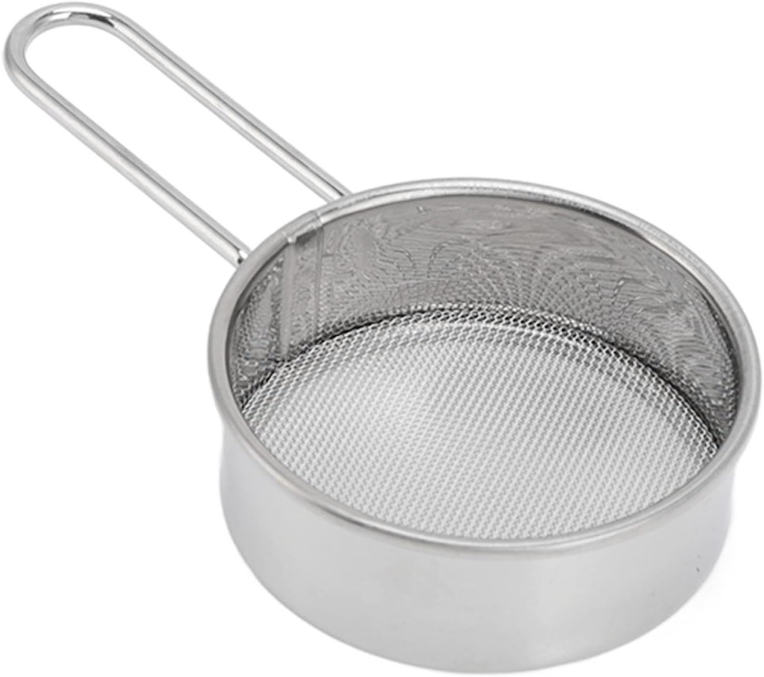 Setaccio per Farina in Acciaio Inox Leggero con Manico Ergonomico per Cucina e Pasticceria