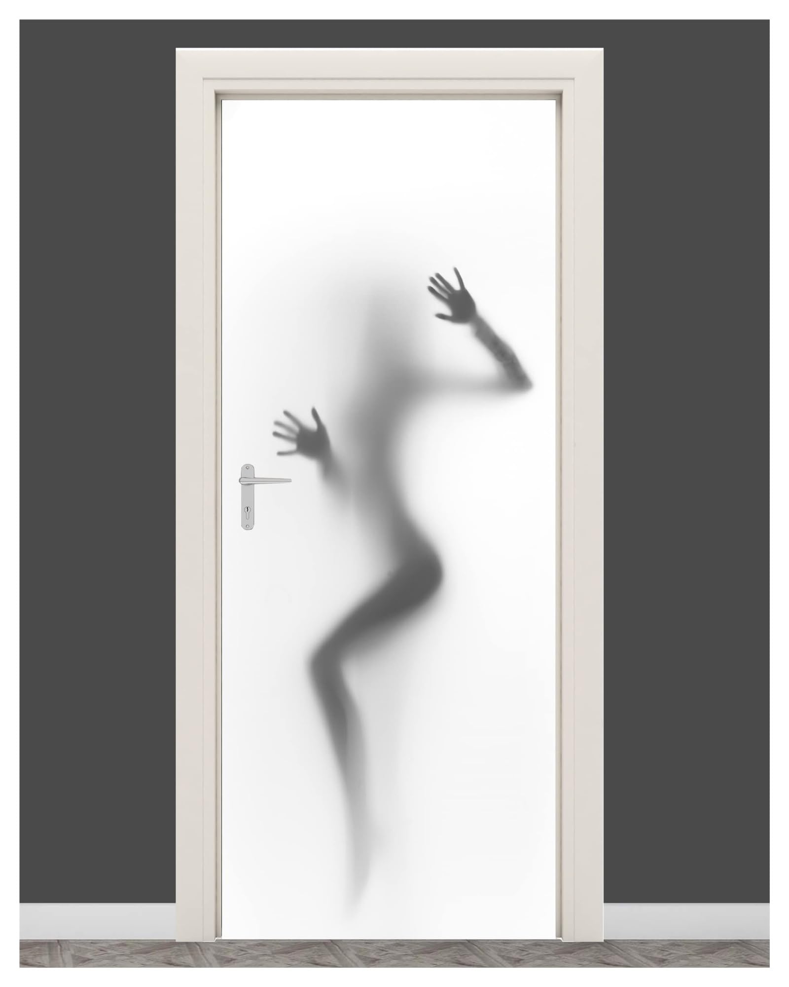 Sticker Porte Autocollants de porte de scène de pièce moderne 3d, espace stéréoscopique, papier peint auto-adhésif en PVC, couverture de chambre à coucher, affiche de décor d'appartement, Art Mural (