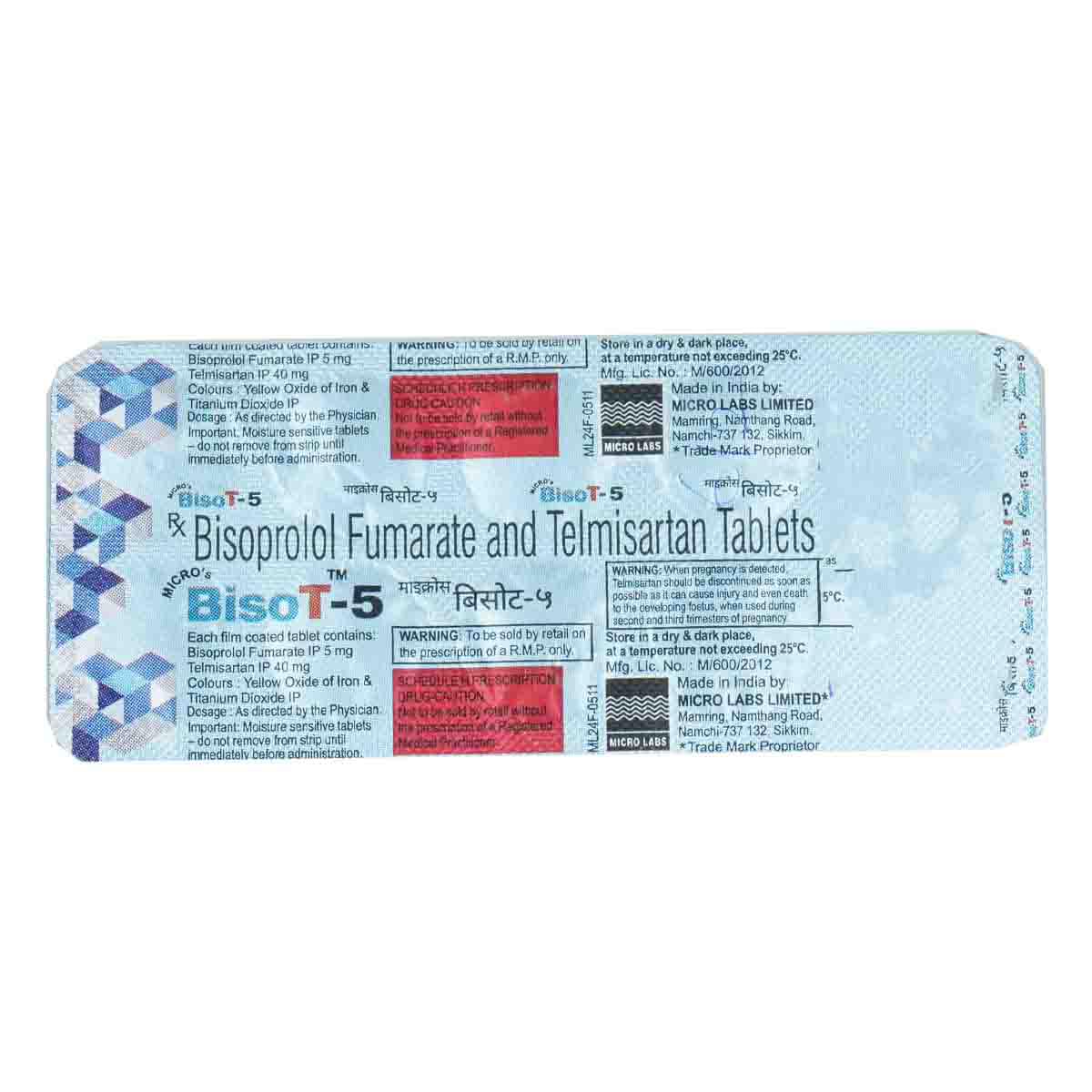 Bisot-5 - Strip of 10 Tablets