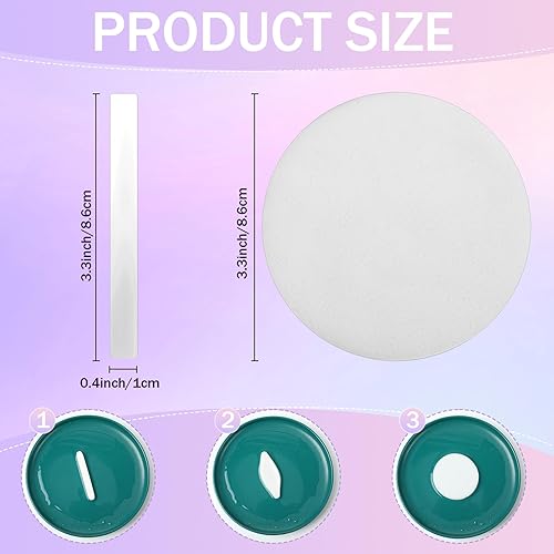 Miniatura 9 de Mifoci 960 esponjas faciales comprimidas para esteticistas, almohadillas de esponja para eliminación de maquillaje, esponjas faciales redondas,