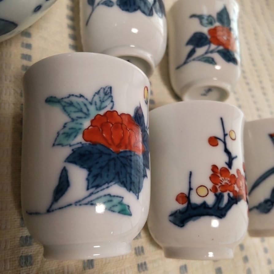 Amazon.co.jp: 伊万里焼 魯山窯 ぐい呑 酒器 ぐい呑み 酒器