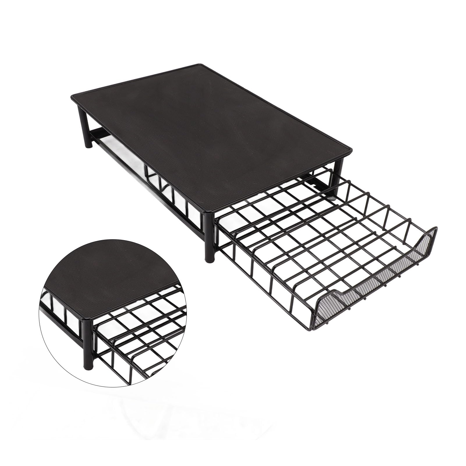 EMUKOEP Cassetto Porta Cialde di caffè con Supporto per Organizer per Capsule di caffè da 60 Cialde (#1)