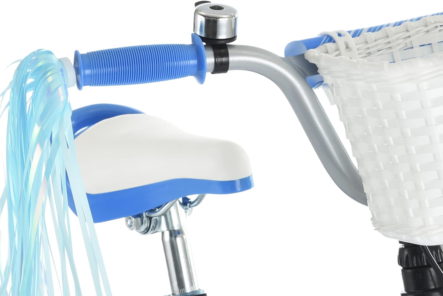 Huffy Zazzle Girl's Bike for Kids with Training Wheels, Streamers, and Basket