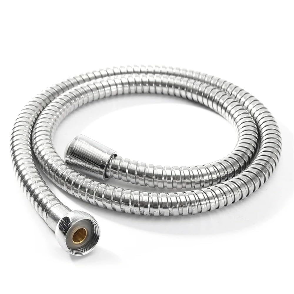 Tuyau de douche flexible anti-torsion en acier inoxydable robuste 1,5m