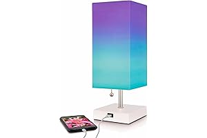Modern Purple Haze Small Table Lamp: Ideal for Bedside and Bedroom Ambiance
