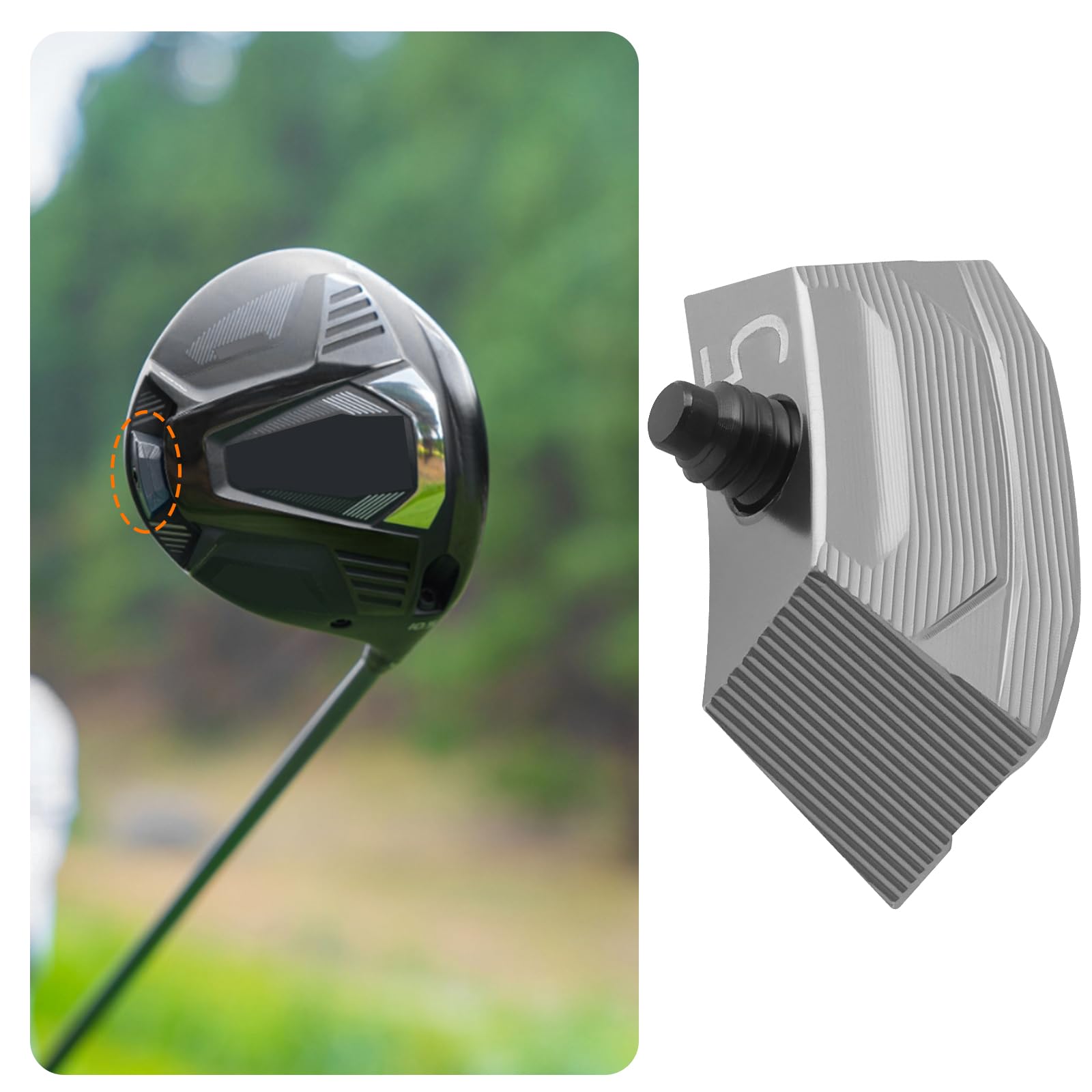 Golfschlägerschraube Gegengewichtsschraube Kugelkopfgewicht Kompatibel mit Ping G425 Driver