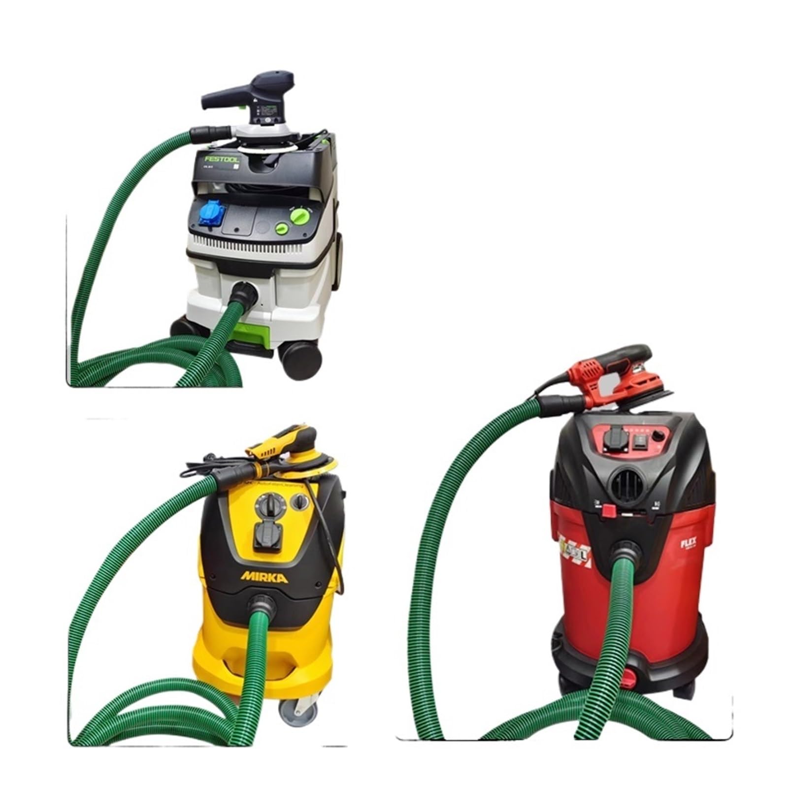 Manguera De Aspiradora Adecuada, Compatible Con FESTOOL, Compatible Con Mirka, Compatible Con FLEX, Repuestos De Aspiradora Manguera Manguera Flexible De Vacío(3.5M)