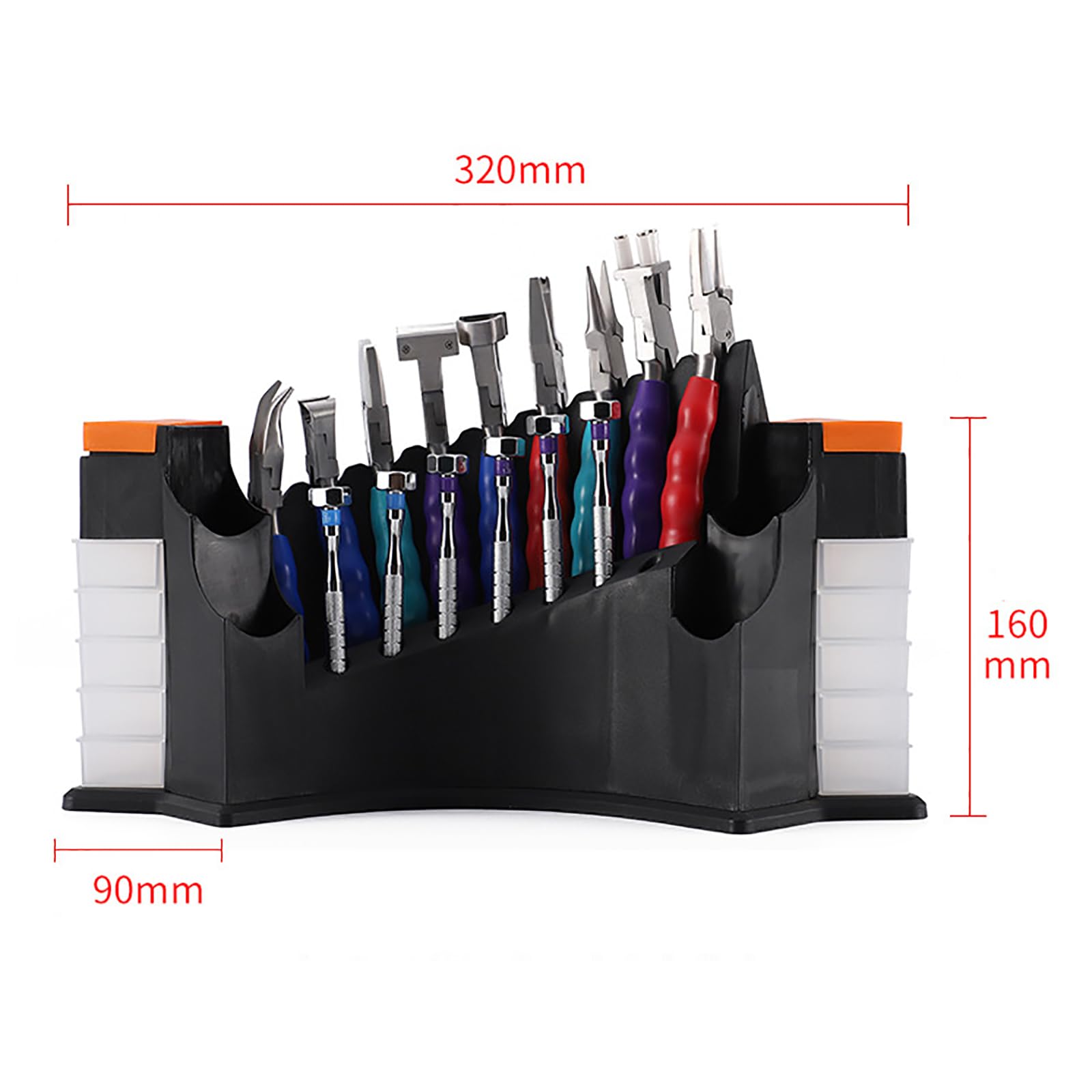 Brillen-Reparatur-Schraubendreher-Set, Optisches Brillen-Reparatur-Werkzeug-Set (15-teilig) Mit Organisationsgestell Und Rutschfestem Gummigriff, Edelstahl-Material Und Lange Lebensdauer