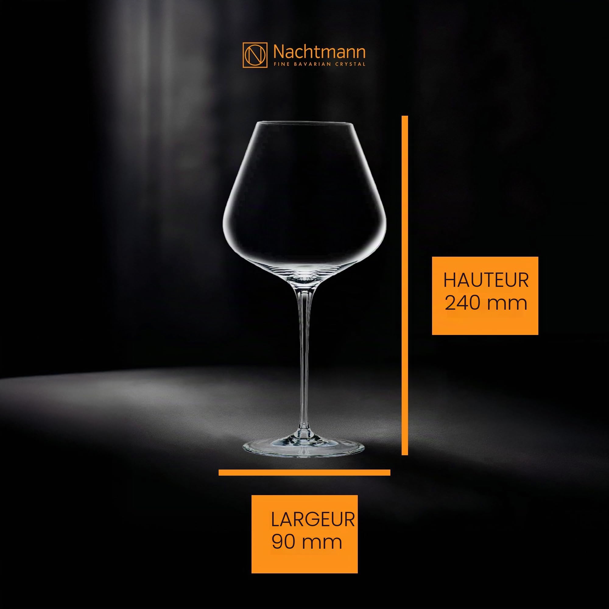 Spiegelau & Nachtmann - Ensemble de 4 verres Verres à bourgogne Transparent