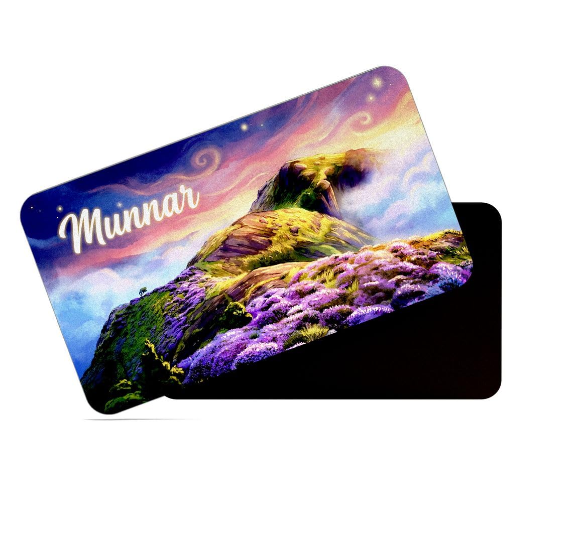 dhcrafts Rectangular Rubber Fridge Magnet/Magnetic Card Mult -21