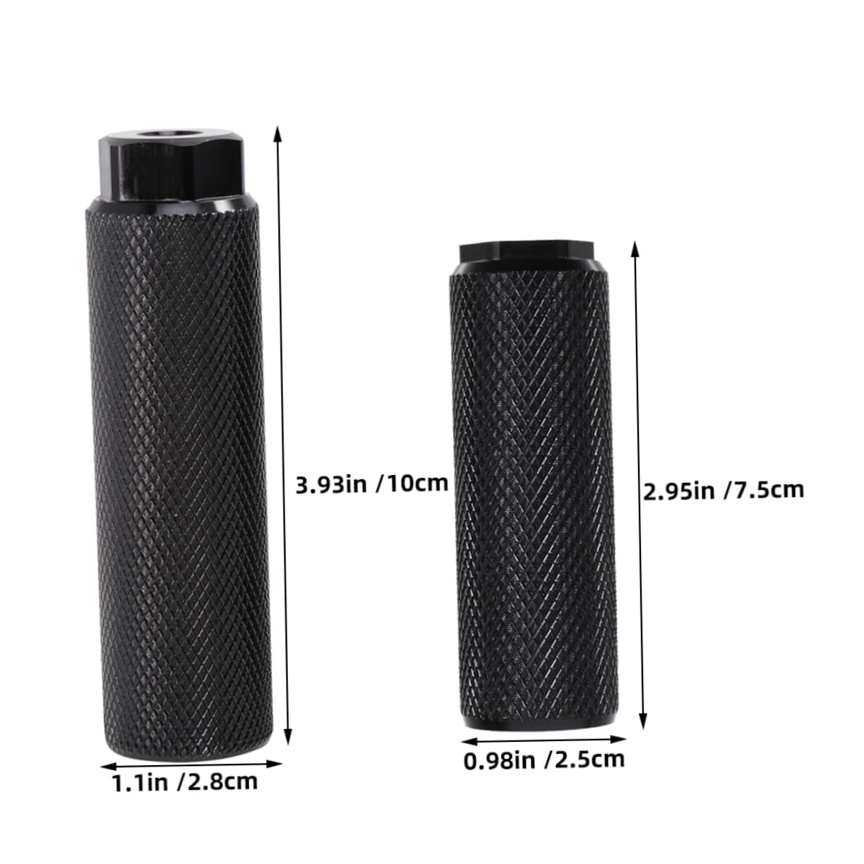 HANABASS Aluminum Alloy Bicycles Pegs Bike Pegs for Mountain Bikes Detachable Portable Comfortable Rest