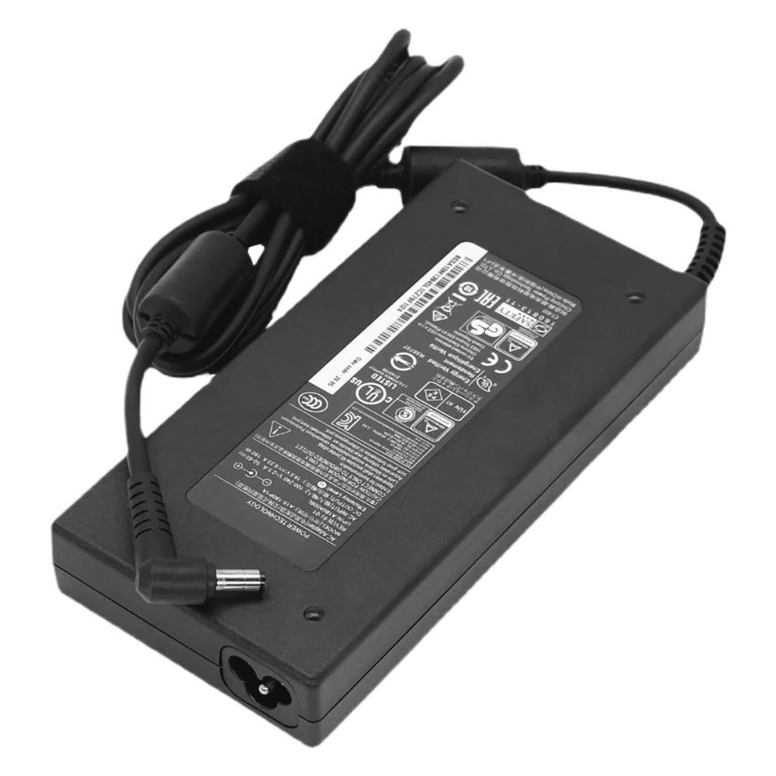 Caricabatterie Adattatore Giro A15-180P1A Da 180 W 19,5 V 9,23 A for CHICONY A17-180P4A ADP-180MB K, Compatibile Con Caricabatterie Portatile MSI, GS70 GE62 GS63 WS60(No power cord)