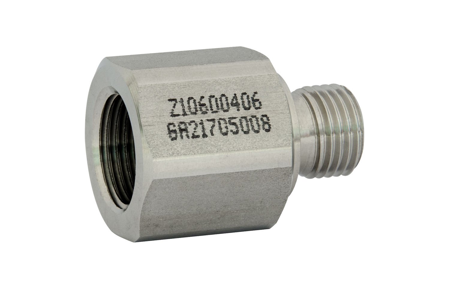 Dicsa Z10600812 Adapter, Stainless Steel, BSP Male-BSP Fix Female