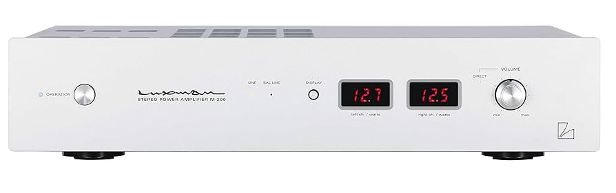 Amazon.co.jp: ステレオパワーアンプ M-200 ブラスターホワイト