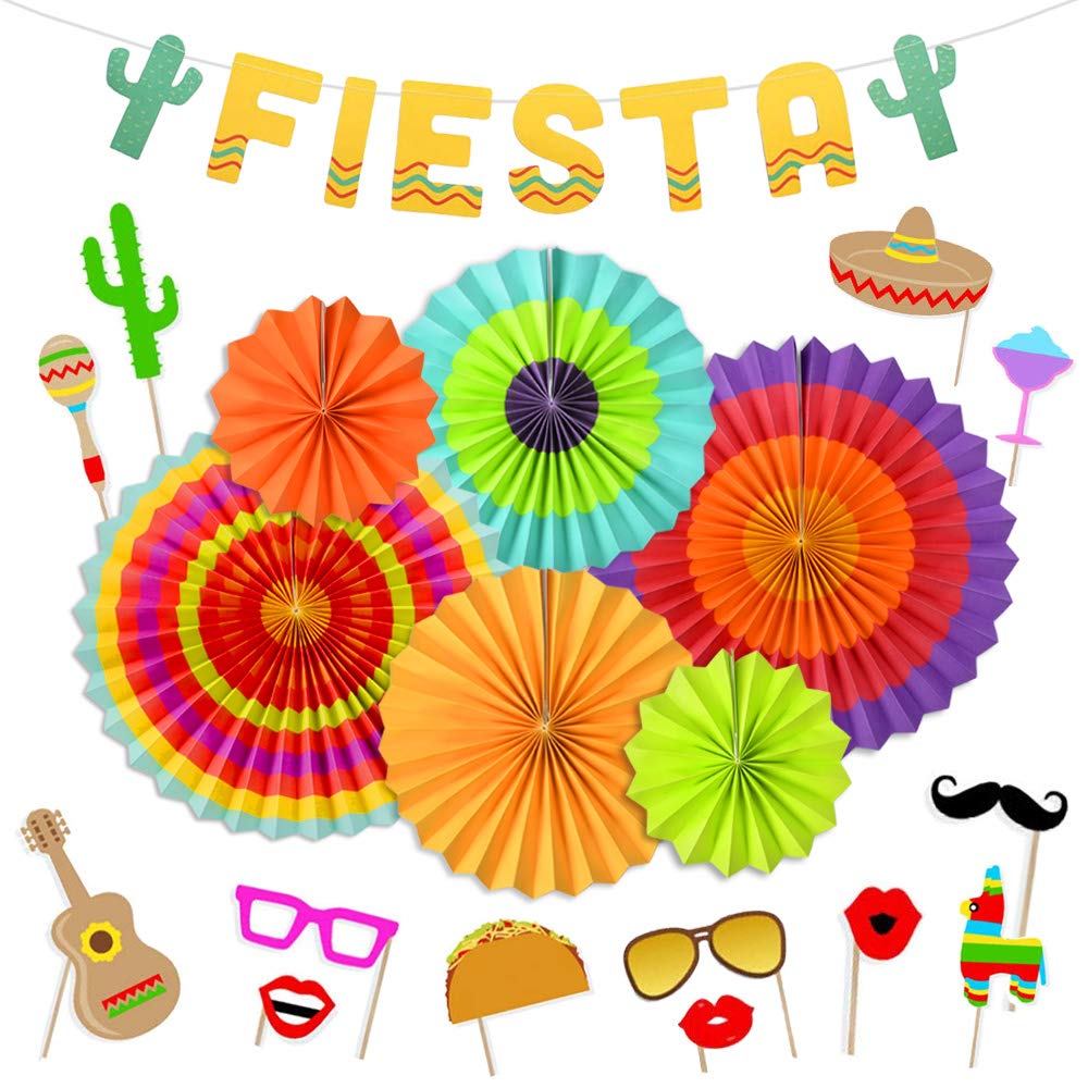 Buy Kreatwow Fiesta Party Supplies Decorations Fiesta Photo Booth Props