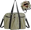 Drawstring Bucket Bag Nylon Crossbody Tote Bag Handbags for Women