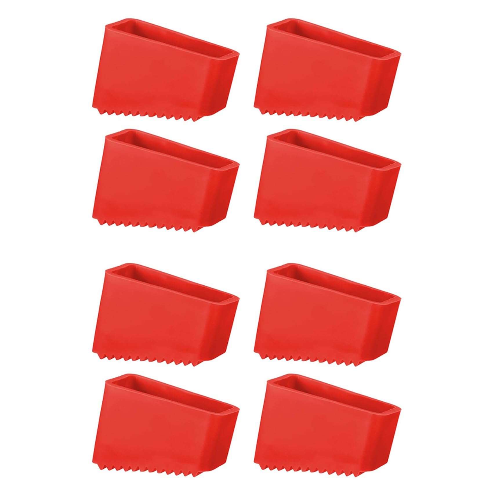 Hndhbfgrt 8pcs Step Ladder Feet Covers Versatile Ladder Leg Covers Non-Skid Ladder Pads Rubber Foot Pad Insulating Foot Sleeve