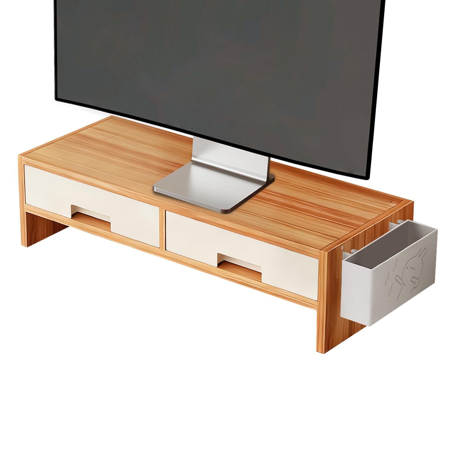 Soporte Elevador Para Monitor Soporte Ergonómico Robusto Y Extensible | Soporte Elevador Para Monitor De Ordenador Para Oficinas En Casa Familiares Interiores Estudio Dormitorio Habitación Escrito