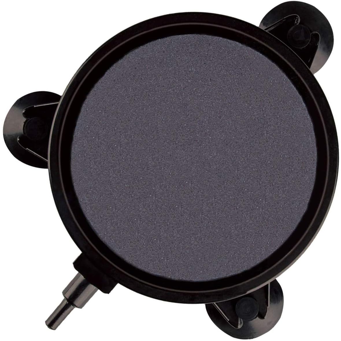 SLOME 4 Inch Aquarium Air Stone with Suction Cups – Oxygen Diffuser Disc for Fish Tanks, Hydroponics, and Aquatic Systems