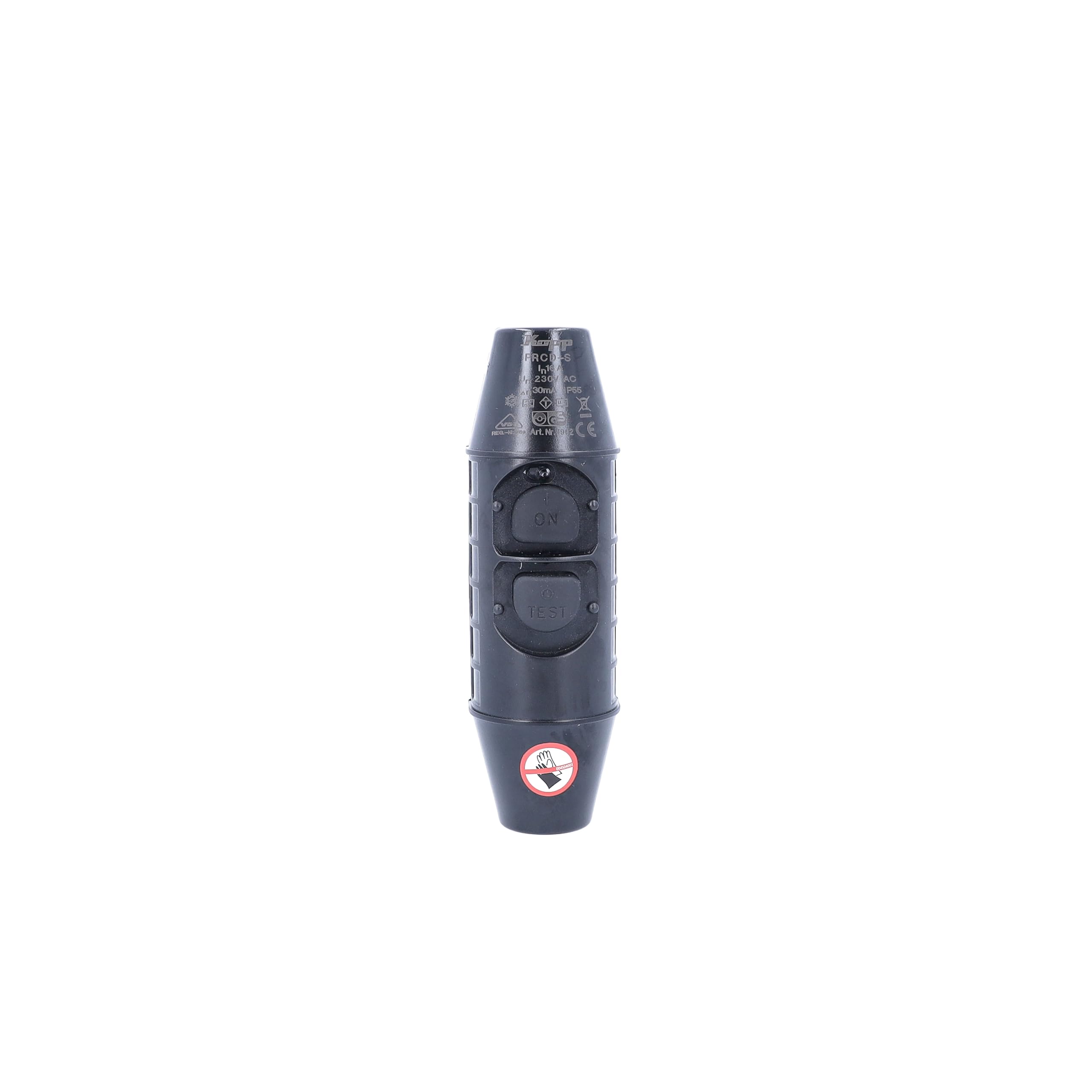 as - Schwabe alargador de Cables 2 x 1,5 m H07BQ-F 3G2,5 - con PRCD-S Interruptor de protección Personal intermedio 30 mA - 230V / 16A / 3.500W - Resistente al Polvo y a Las Salpicaduras IP44, 45458