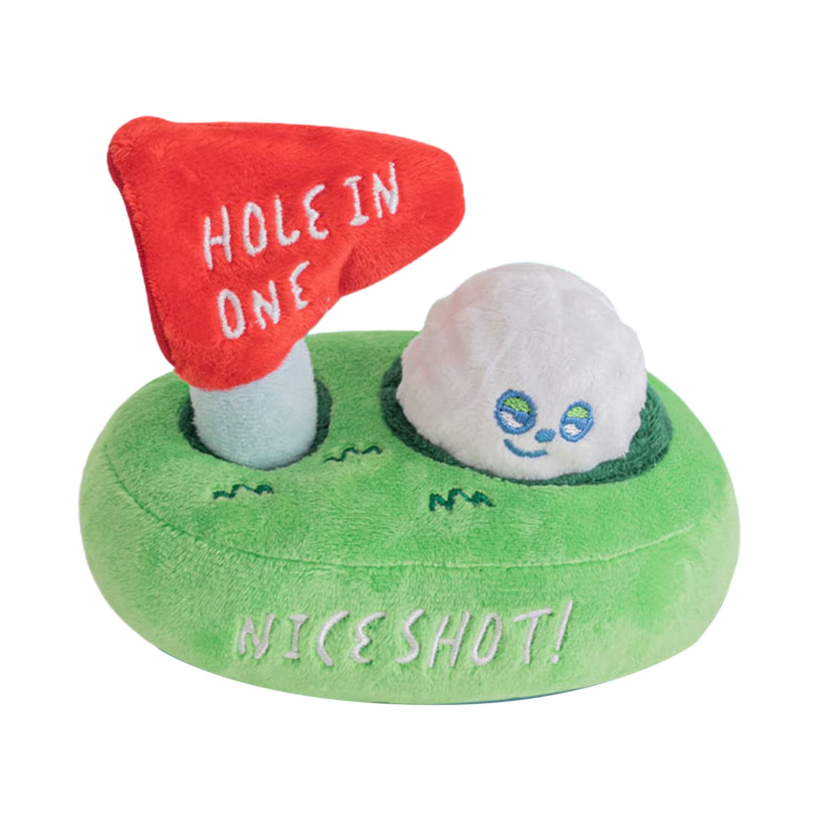 AGONEIR Dog Snuffle Plush Toy Dispensing Golf Set For Dogs Interactive Stuffed Chew Toy Dog Snuffle Toys Large Breed