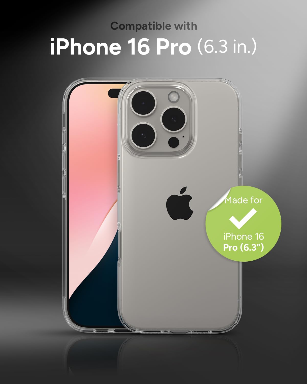 ZAGG Crystal Palace Lite Case for iPhone 16 Pro, Ultra-Slim, Ultimate Drop Protection with Graphene Reinforcement - Image 2
